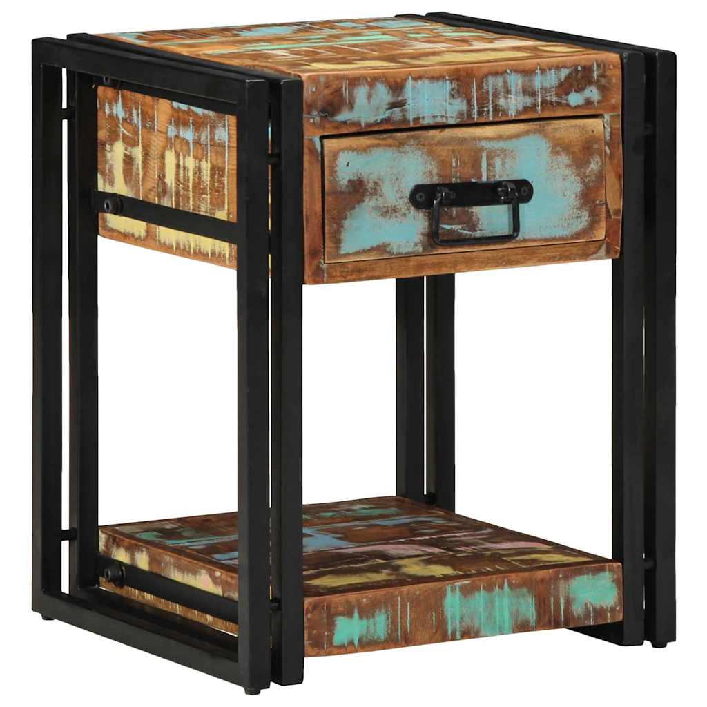 Bedside Cabinet 2 pcs 40 x 40 x 50 cm Solid Reclaim Wood