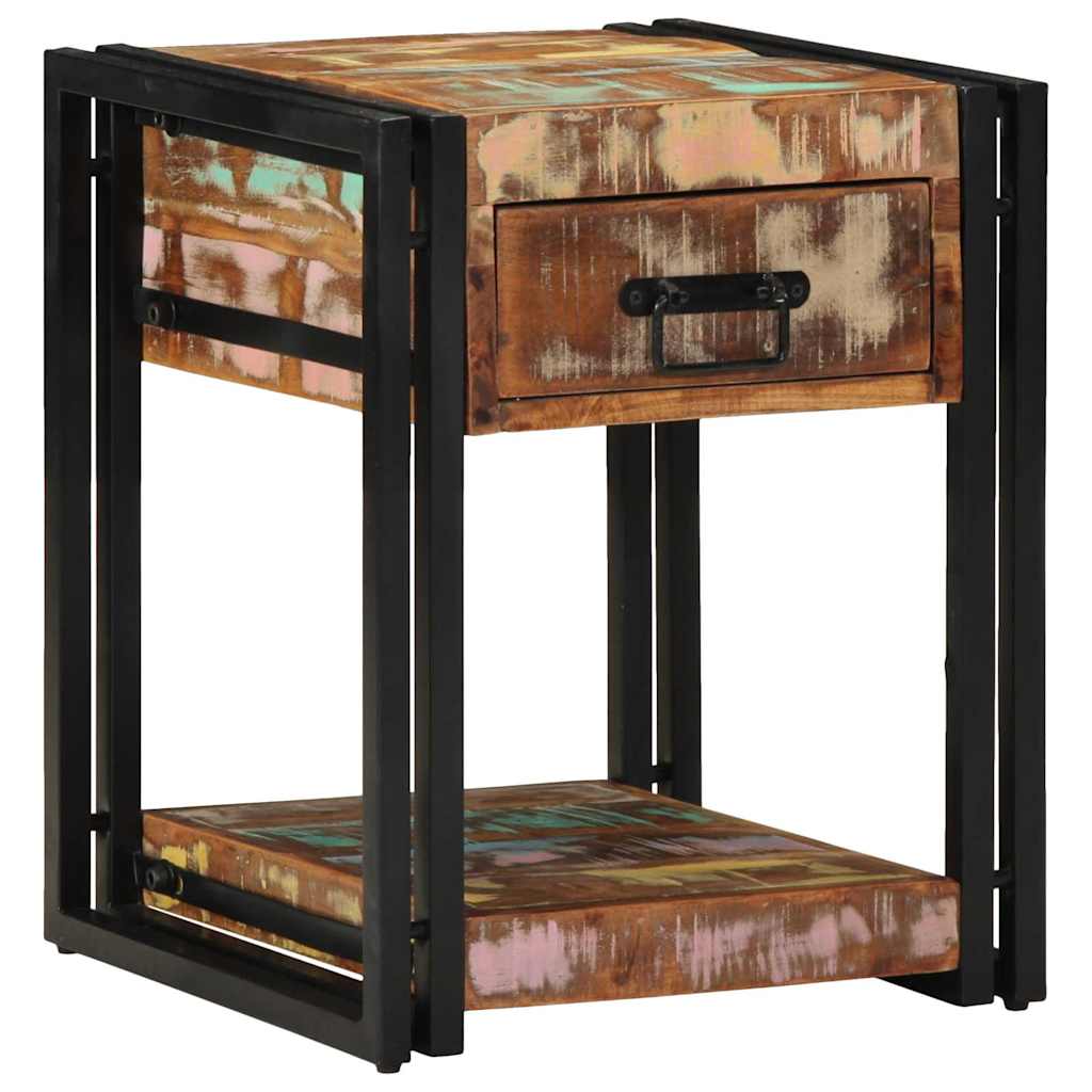 Bedside Cabinet 2 pcs 40 x 40 x 50 cm Solid Reclaim Wood