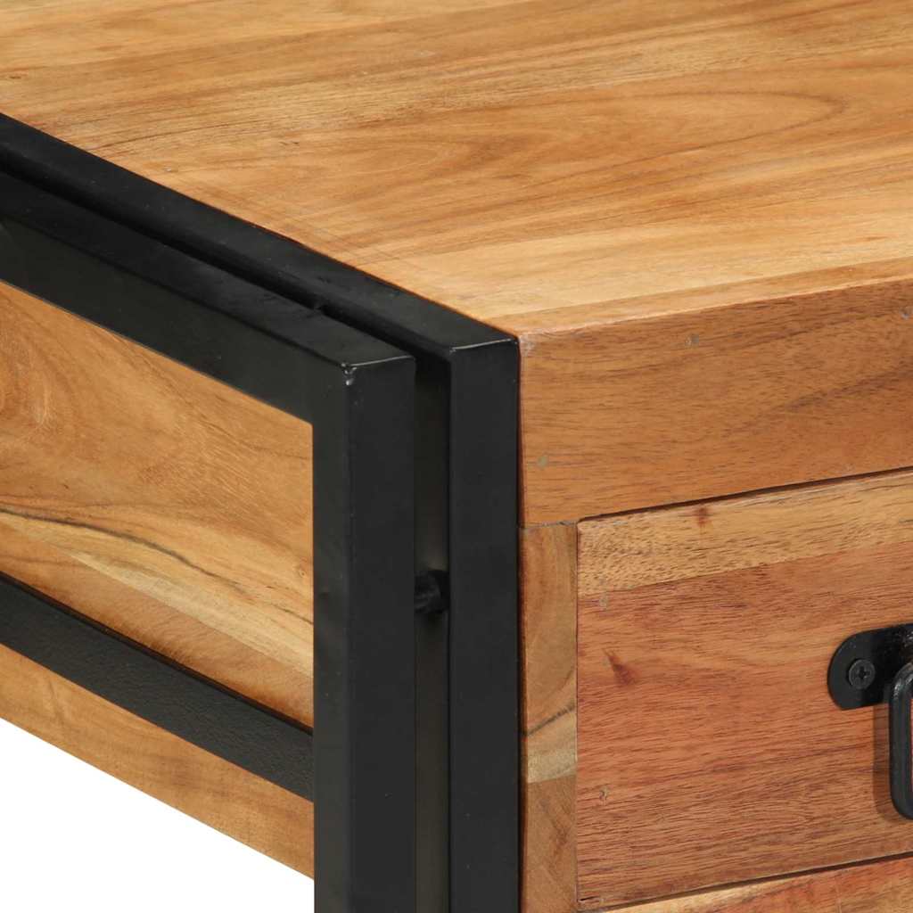 Bedside Cabinet Brown 40 x 40 x 50 cm Solid Acacia Wood