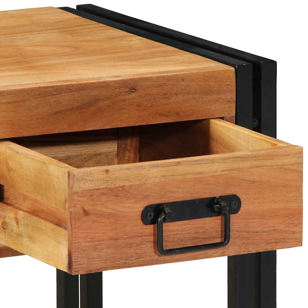 Bedside Cabinet Brown 40 x 40 x 50 cm Solid Acacia Wood