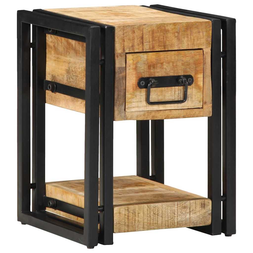 Bedside Cabinet Brown 30 x 30 x 40 cm Solid Mango Wood