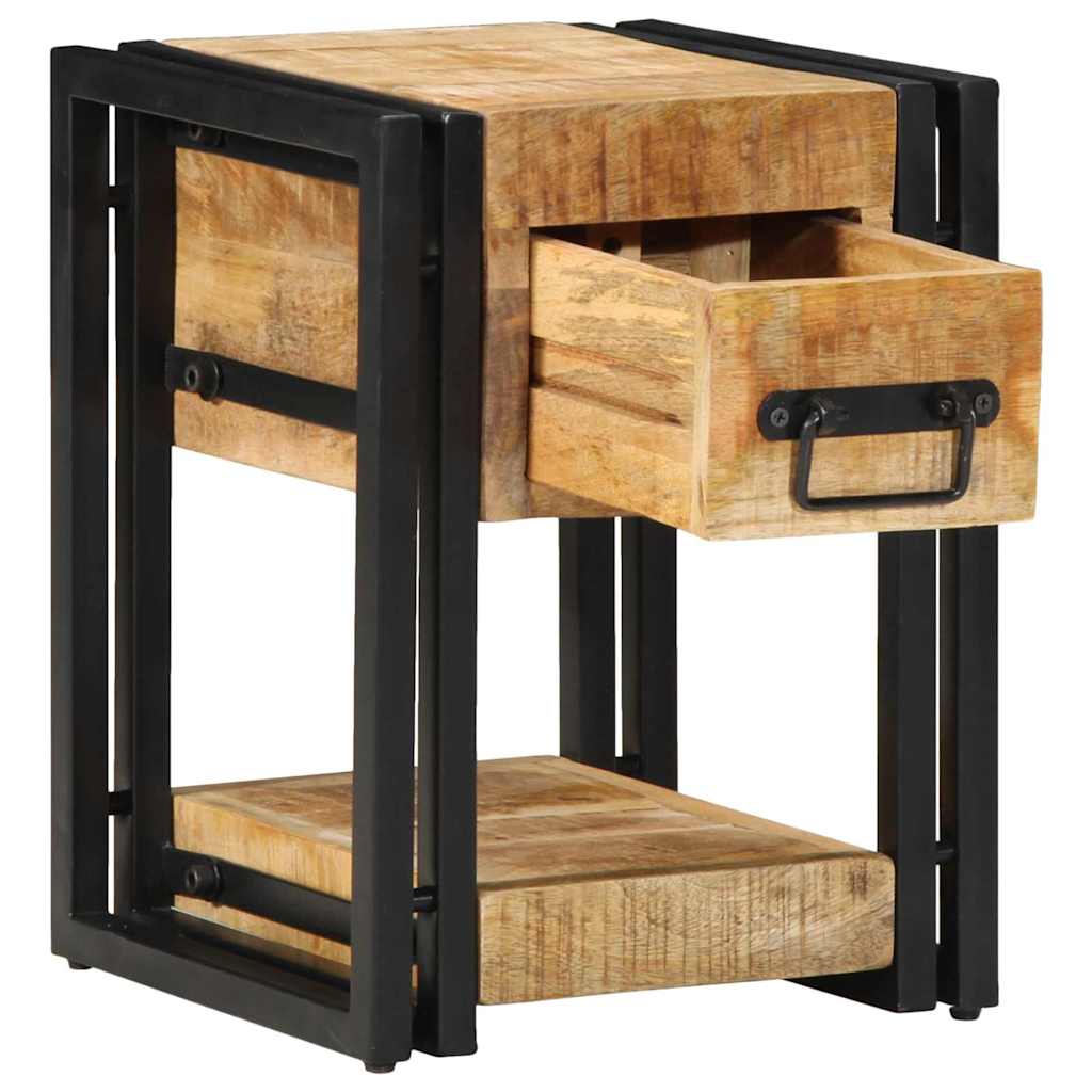 Bedside Cabinet Brown 30 x 30 x 40 cm Solid Mango Wood