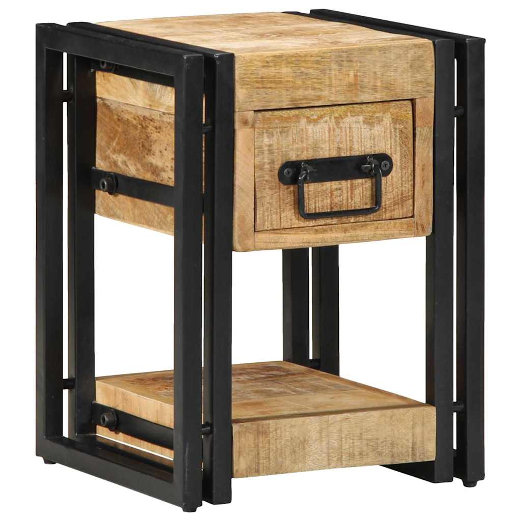 Bedside Cabinet Brown 30 x 30 x 40 cm Solid Mango Wood