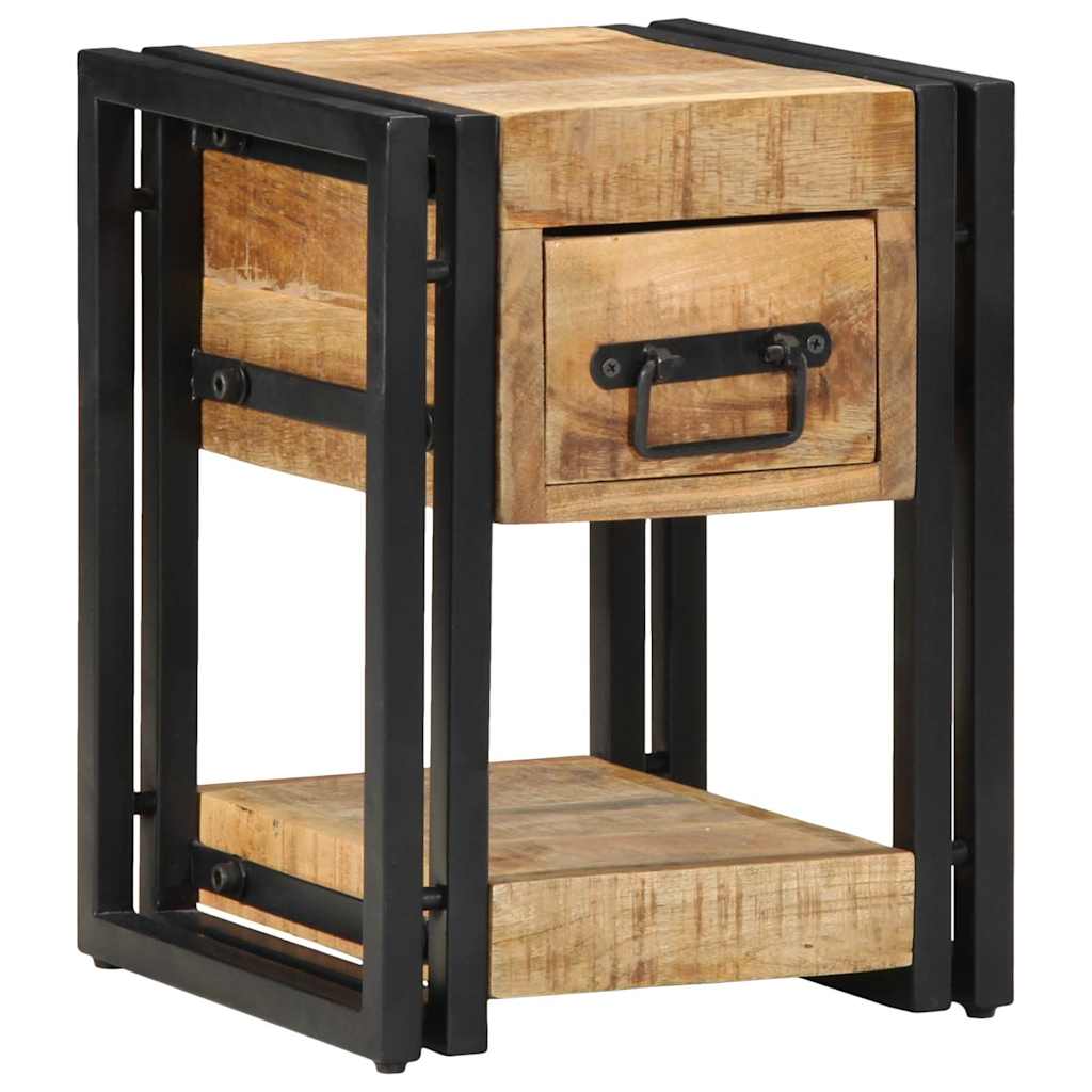 Bedside Cabinet Brown 30 x 30 x 40 cm Solid Mango Wood