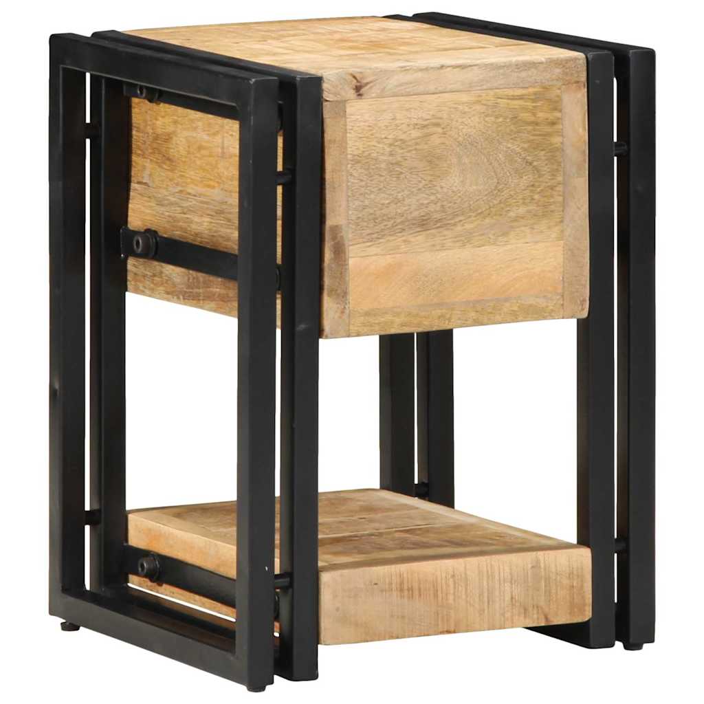 Bedside Cabinet Brown 30 x 30 x 40 cm Solid Mango Wood