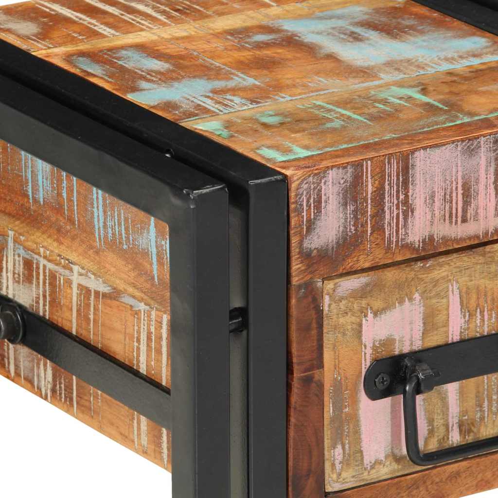 Bedside Cabinet 2 pcs 30 x 30 x 40 cm Solid Reclaim Wood