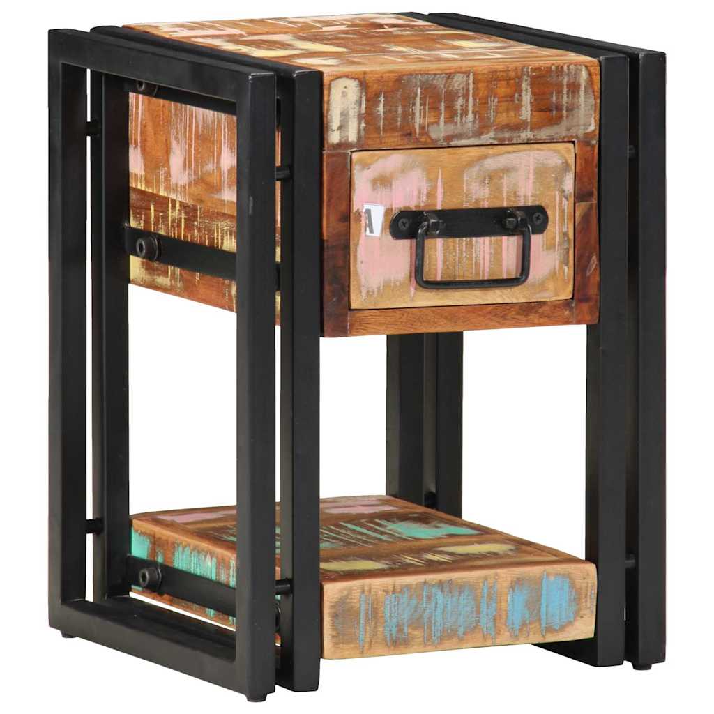 Bedside Cabinet 2 pcs 30 x 30 x 40 cm Solid Reclaim Wood