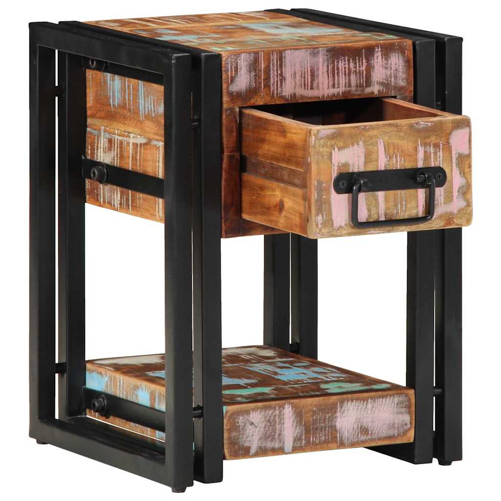 Bedside Cabinet 2 pcs 30 x 30 x 40 cm Solid Reclaim Wood