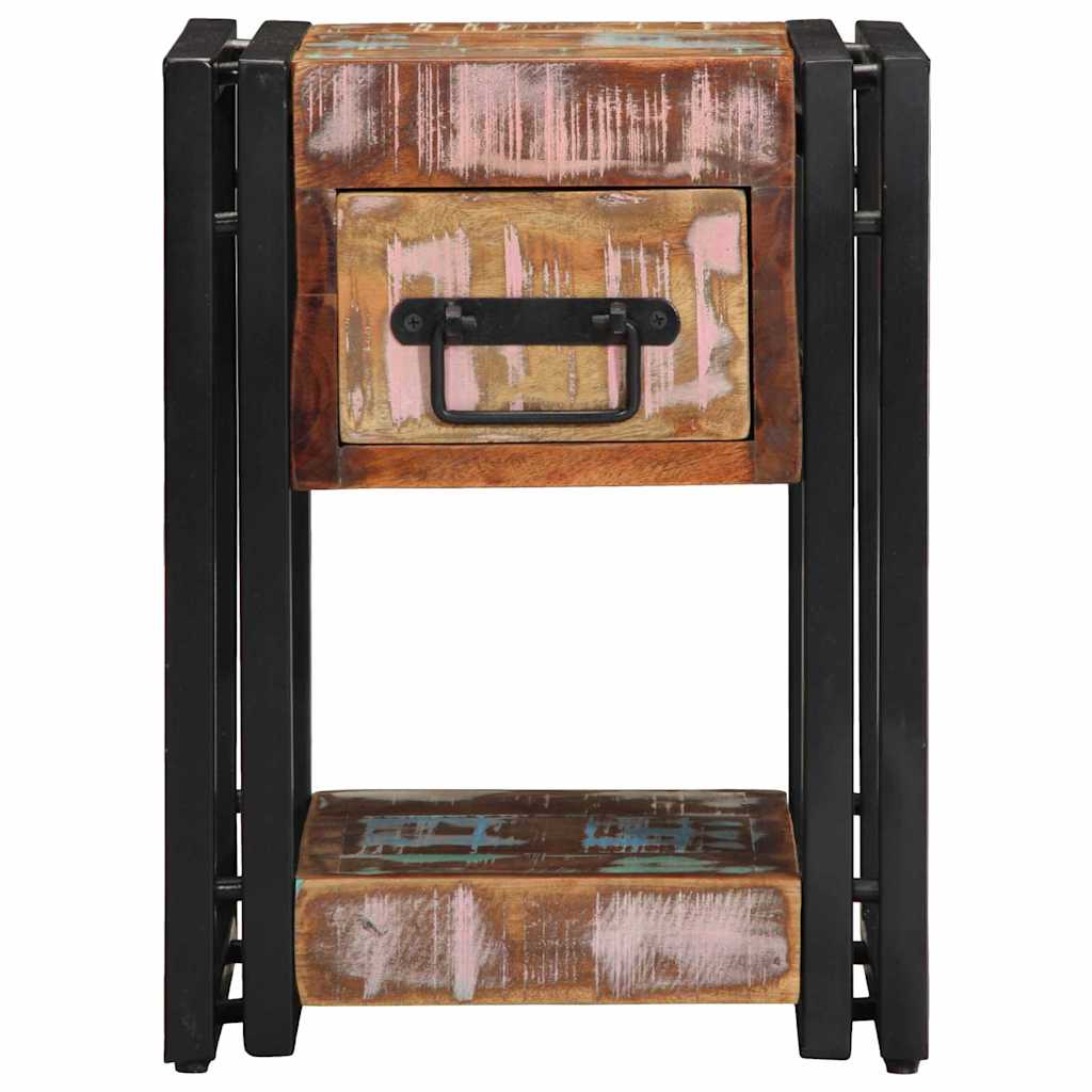 Bedside Cabinet 2 pcs 30 x 30 x 40 cm Solid Reclaim Wood