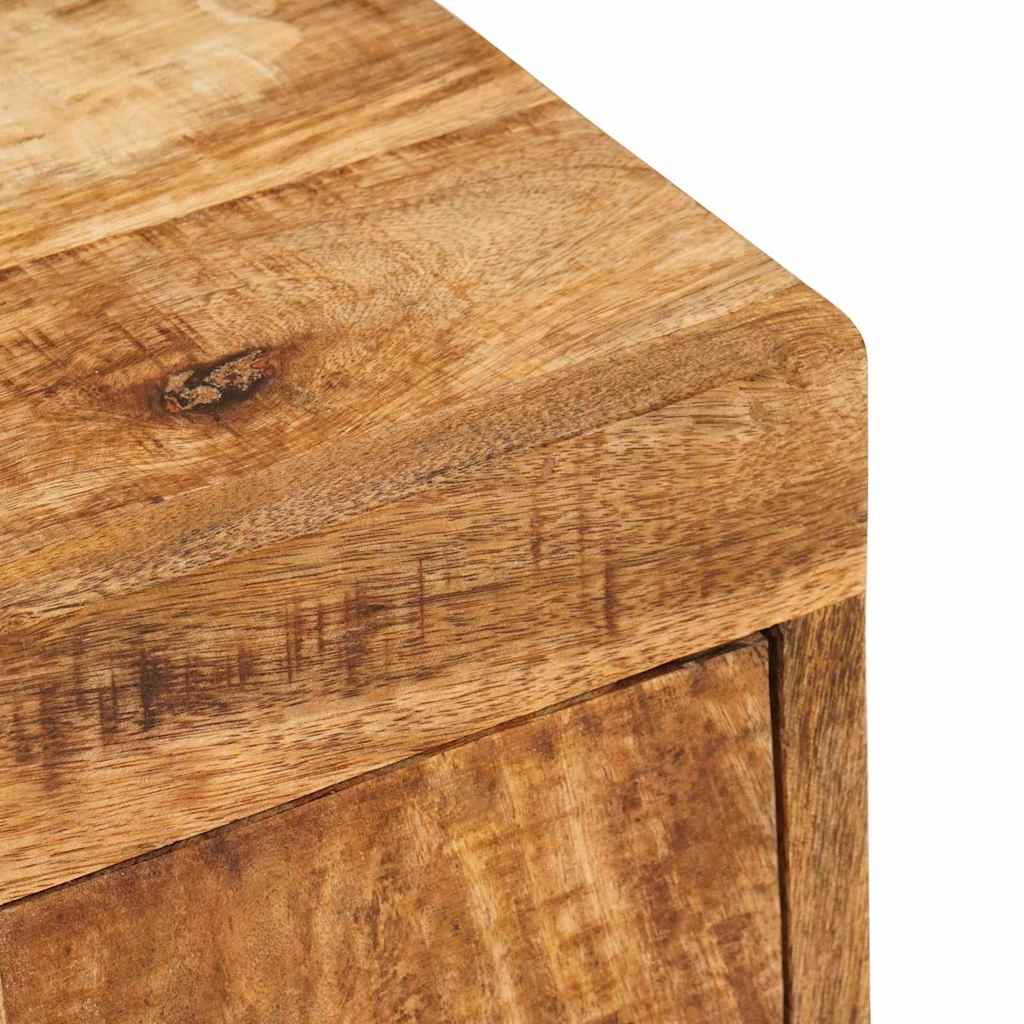Bedside Table Brown 35 x 33 x 48 cm Solid Mango Wood