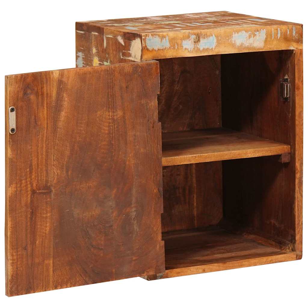 Bedside Table Brown 35 x 33 x 48 cm Solid Reclaim wood