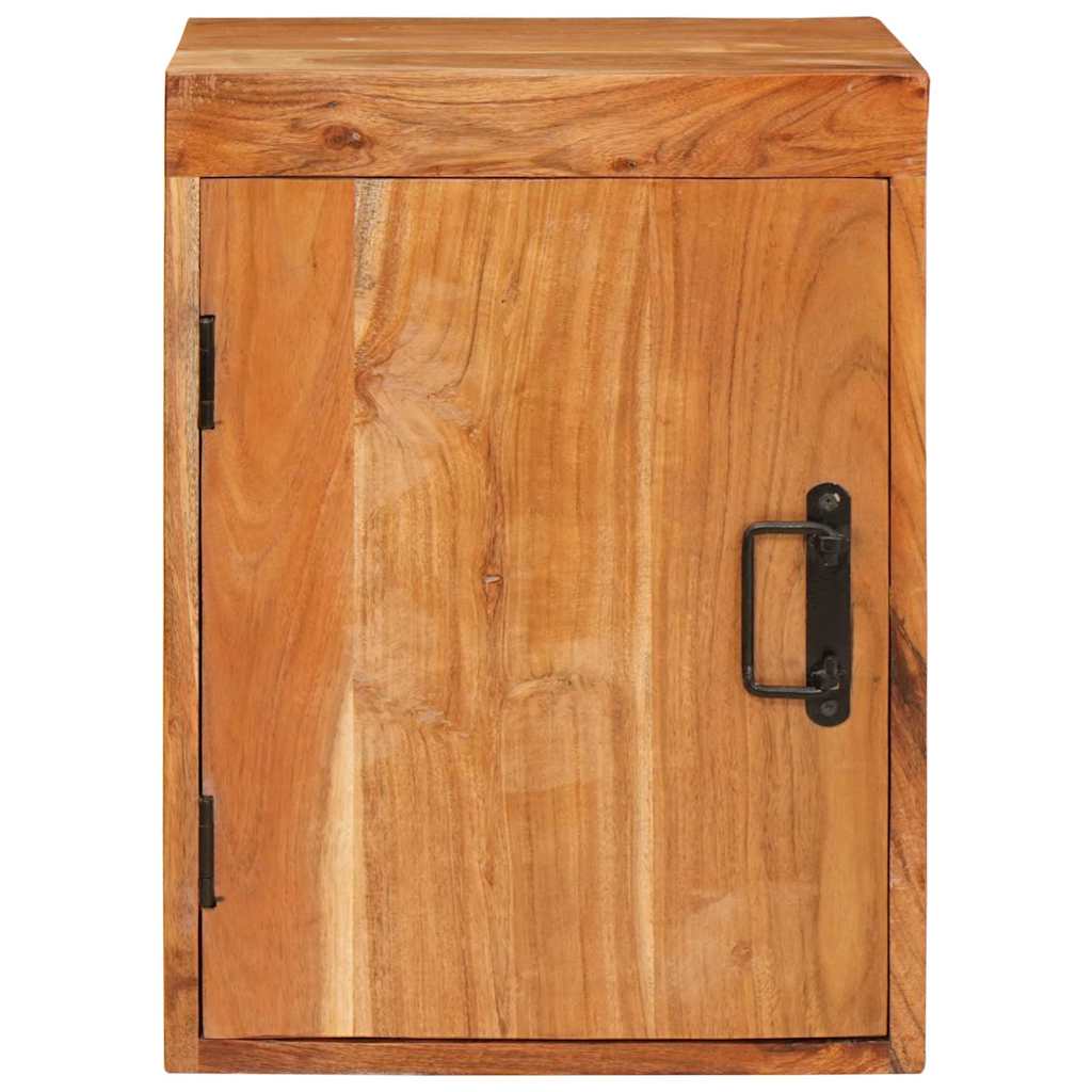 Bedside Table Brown 35 x 33 x 48 cm Solid Wood Acacia