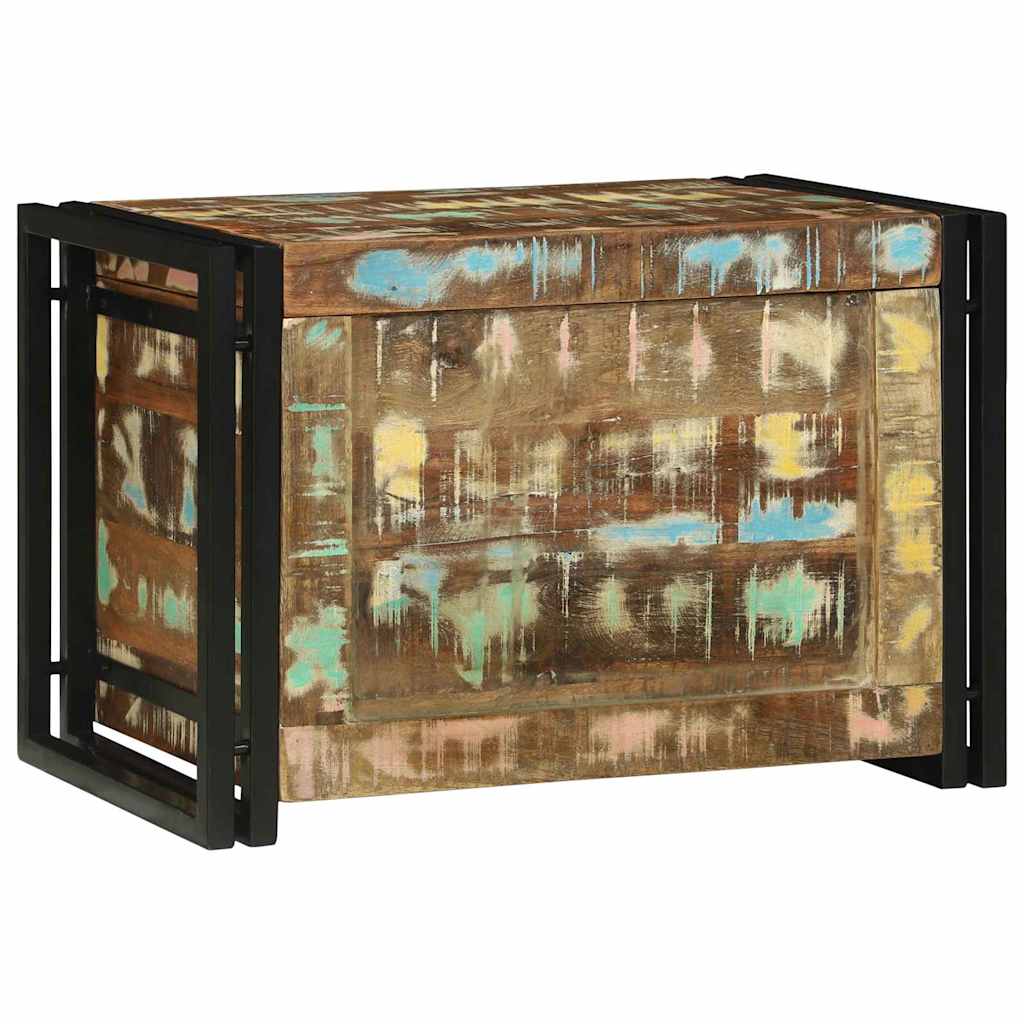 Storage Box Brown and Black 60 x 40 x 41 cm Reclaimed Wood