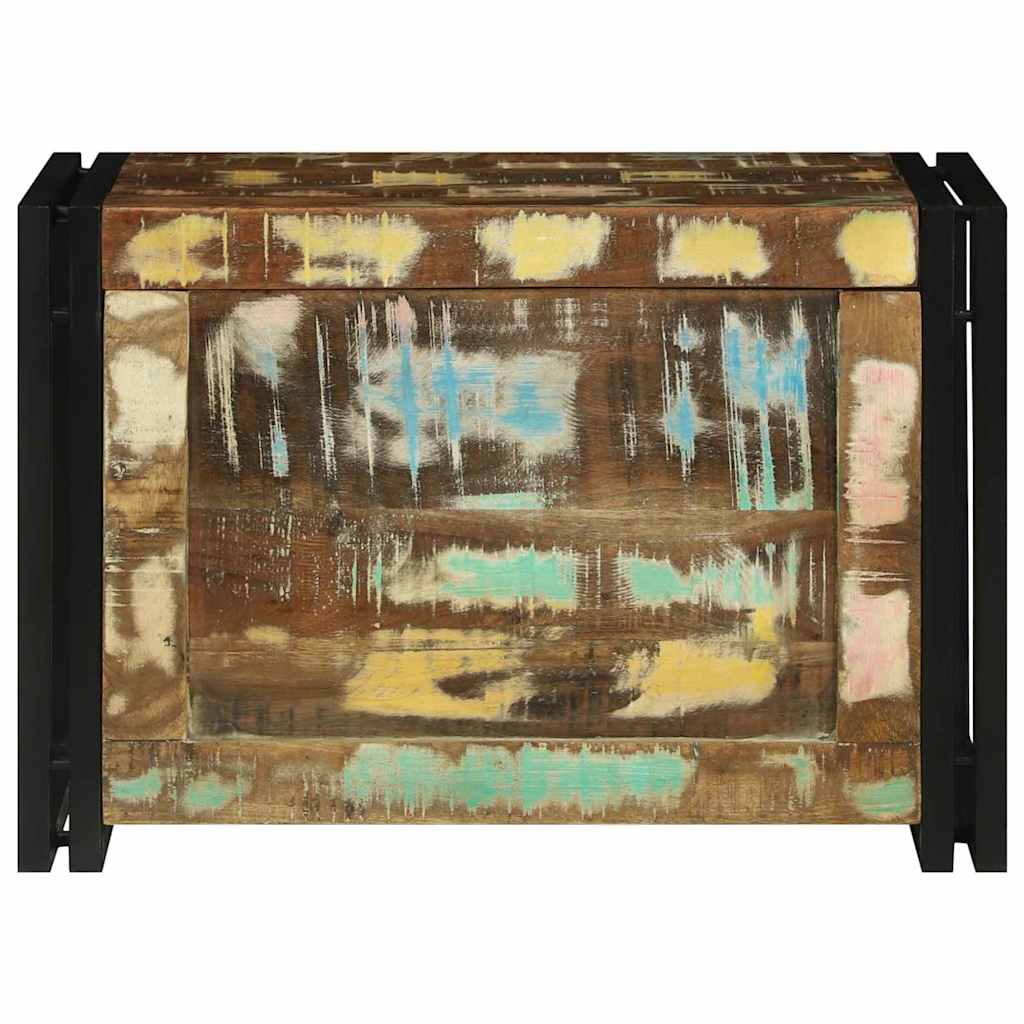Storage Box Brown and Black 60 x 40 x 41 cm Reclaimed Wood