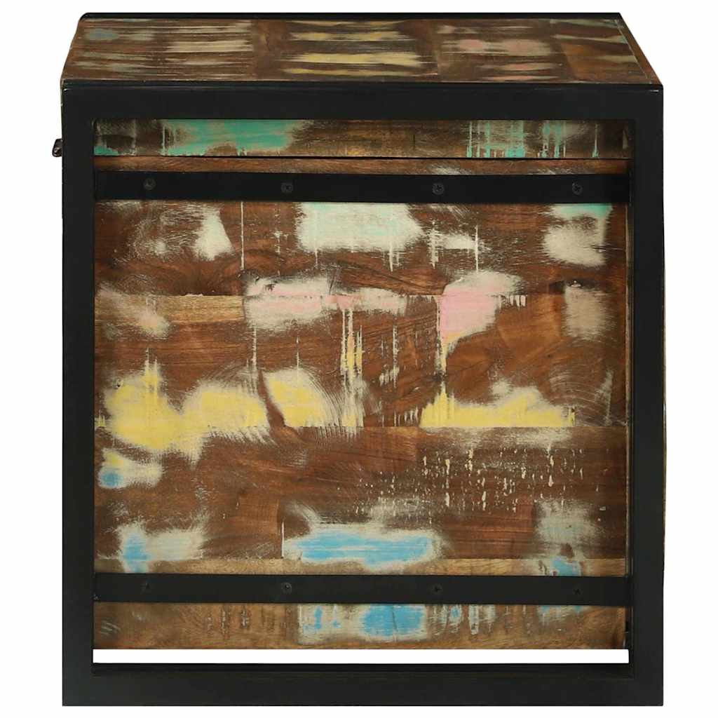 Storage Box Brown and Black 60 x 40 x 41 cm Reclaimed Wood