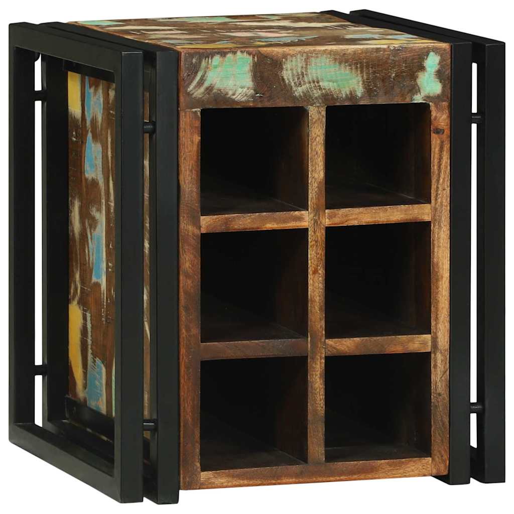 Wine Rack 35 x 35 x 39 cm Solid Reclaim Wood