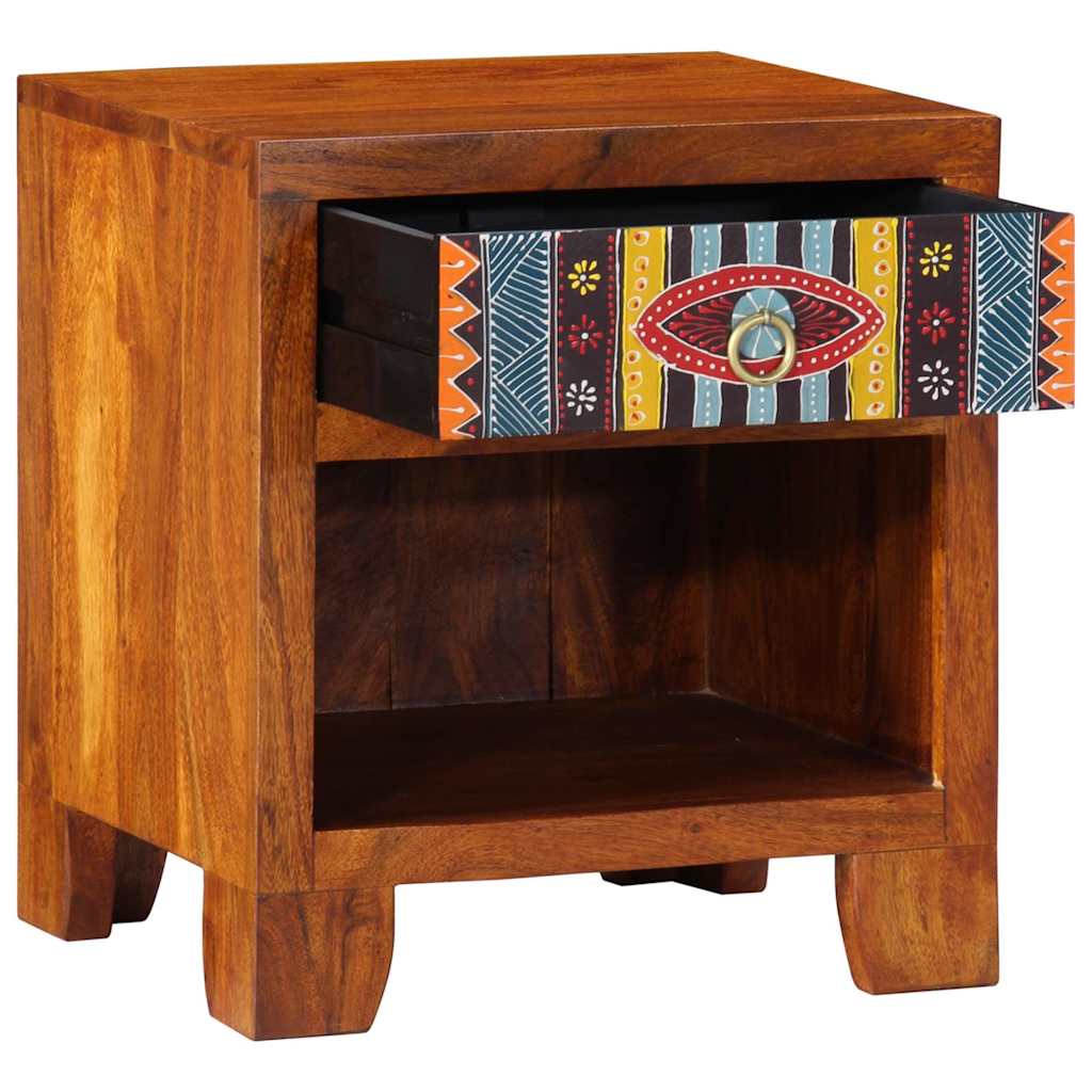 Bedside Cabinet 40x35x45 cm Solid Wood Acacia