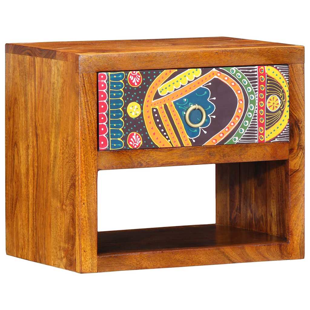 Bedside Cabinet 2 pcs Brown 40 x 35 x 35 cm Solid Acacia Wood