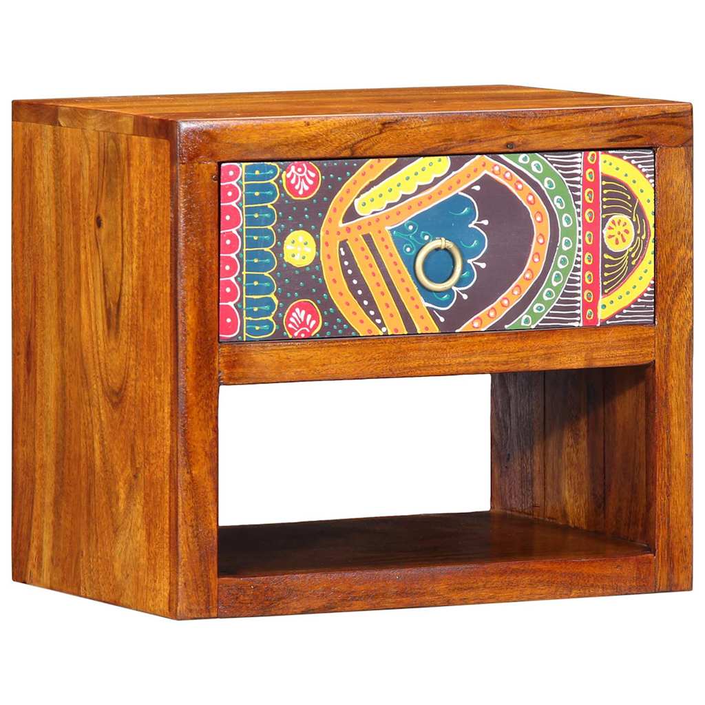 Bedside Cabinet 2 pcs Brown 40 x 35 x 35 cm Solid Acacia Wood