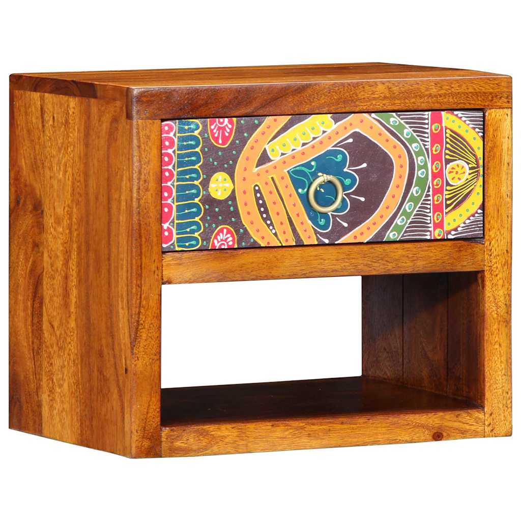 Bedside Cabinet 2 pcs Brown 40 x 35 x 35 cm Solid Acacia Wood