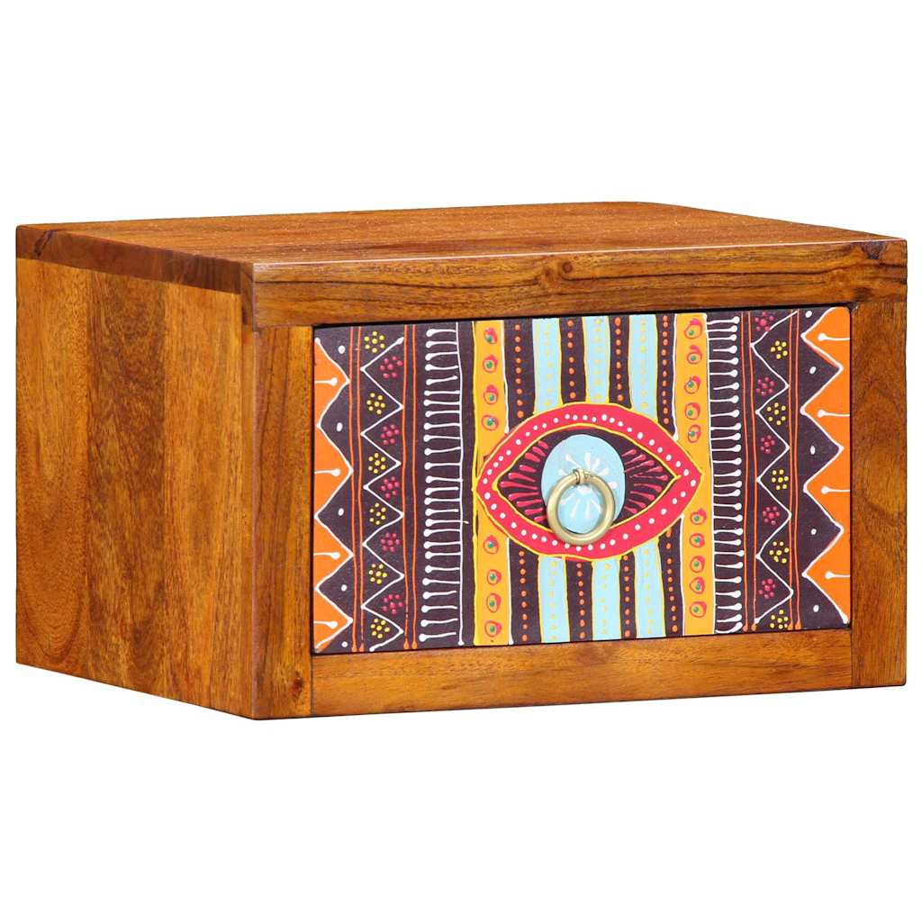 Bedside Cabinet with Drawer 2 pcs Brown 35 x 30 x 22 cm