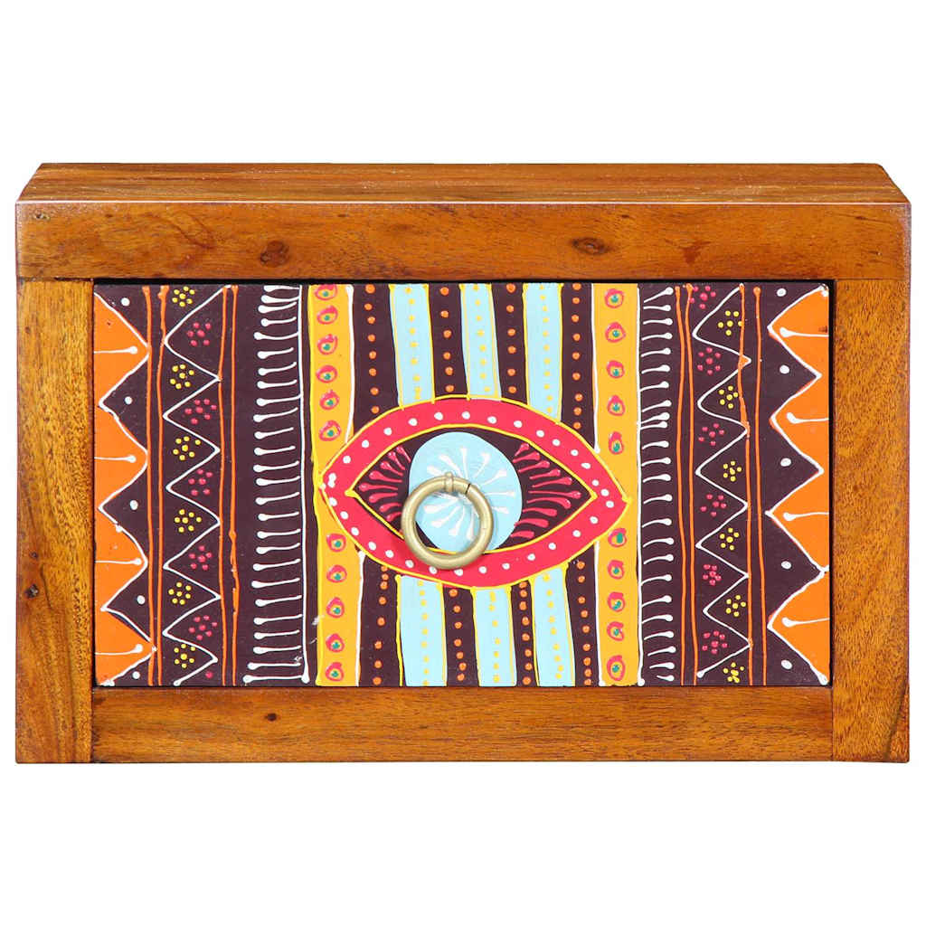 Bedside Cabinet with Drawer 2 pcs Brown 35 x 30 x 22 cm