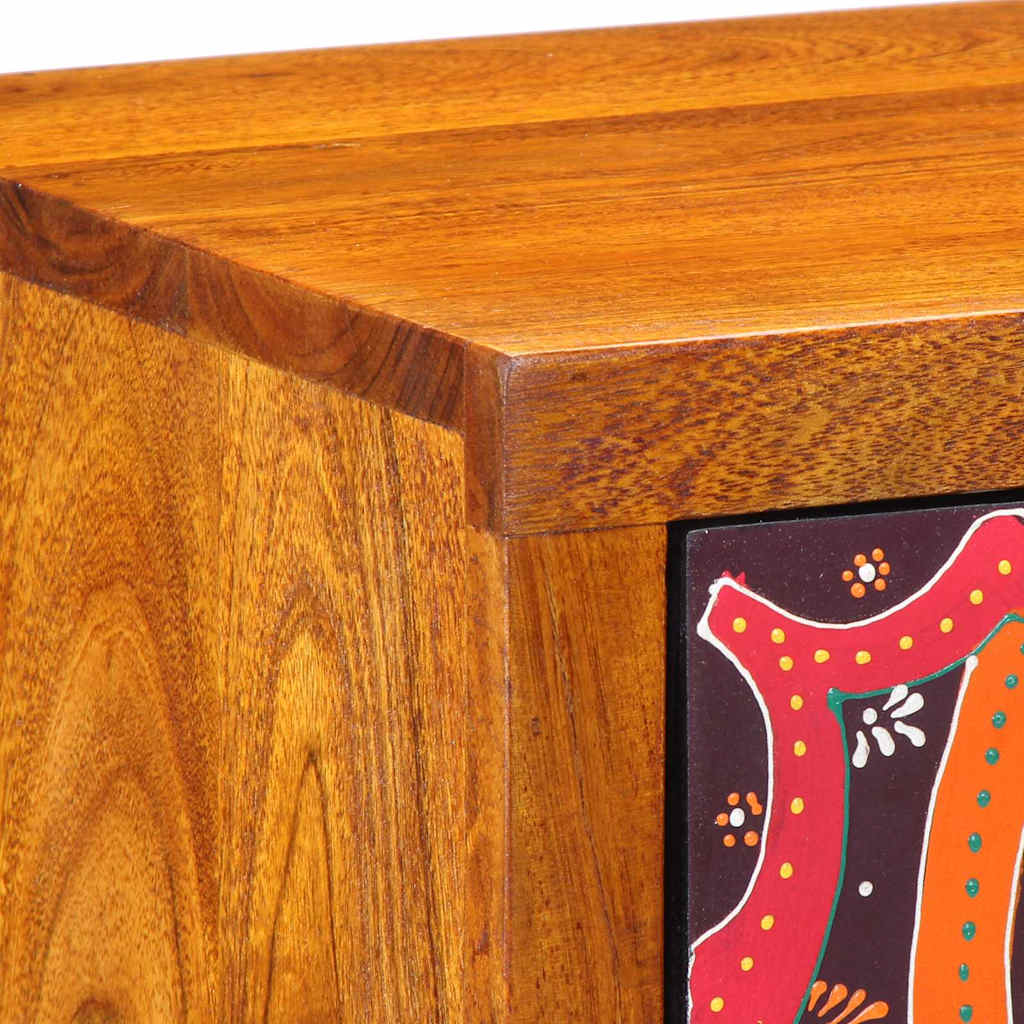 Bedside Cabinet Brown 35 x 30 x 40 cm Solid Acacia Wood