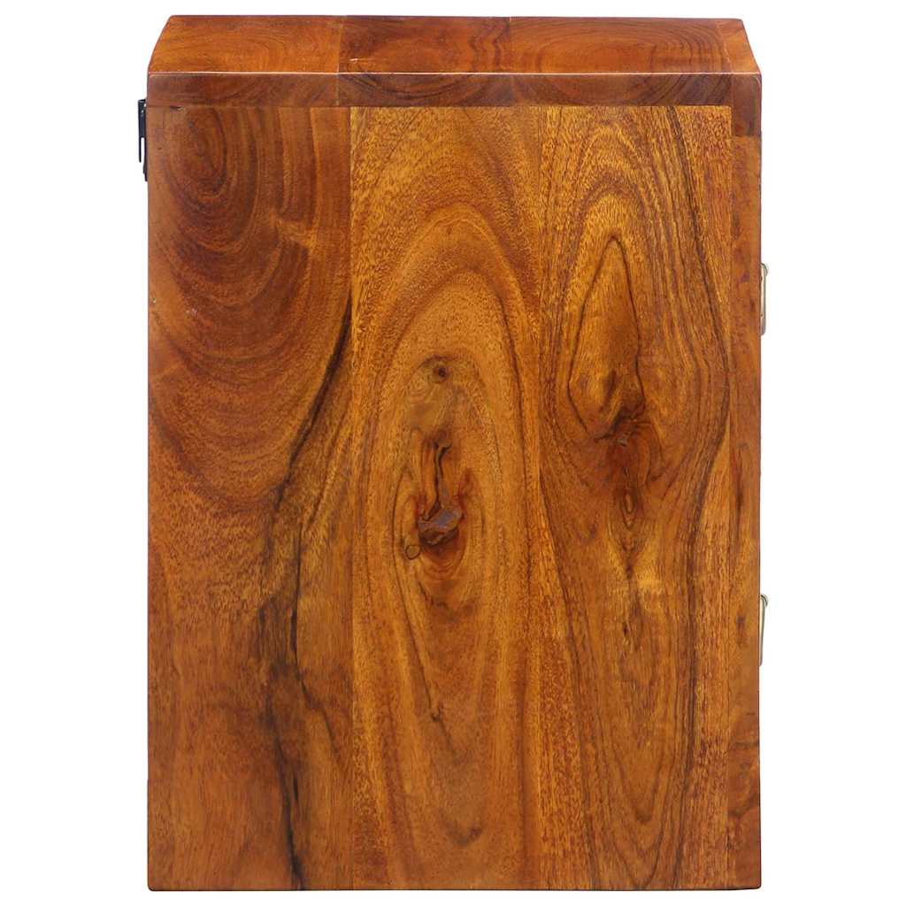 Bedside Cabinet Brown 35 x 30 x 40 cm Solid Acacia Wood