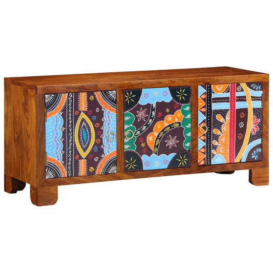 Shoe Bench Honey Brown 100 x 35 x 45 cm Acacia Solid Wood