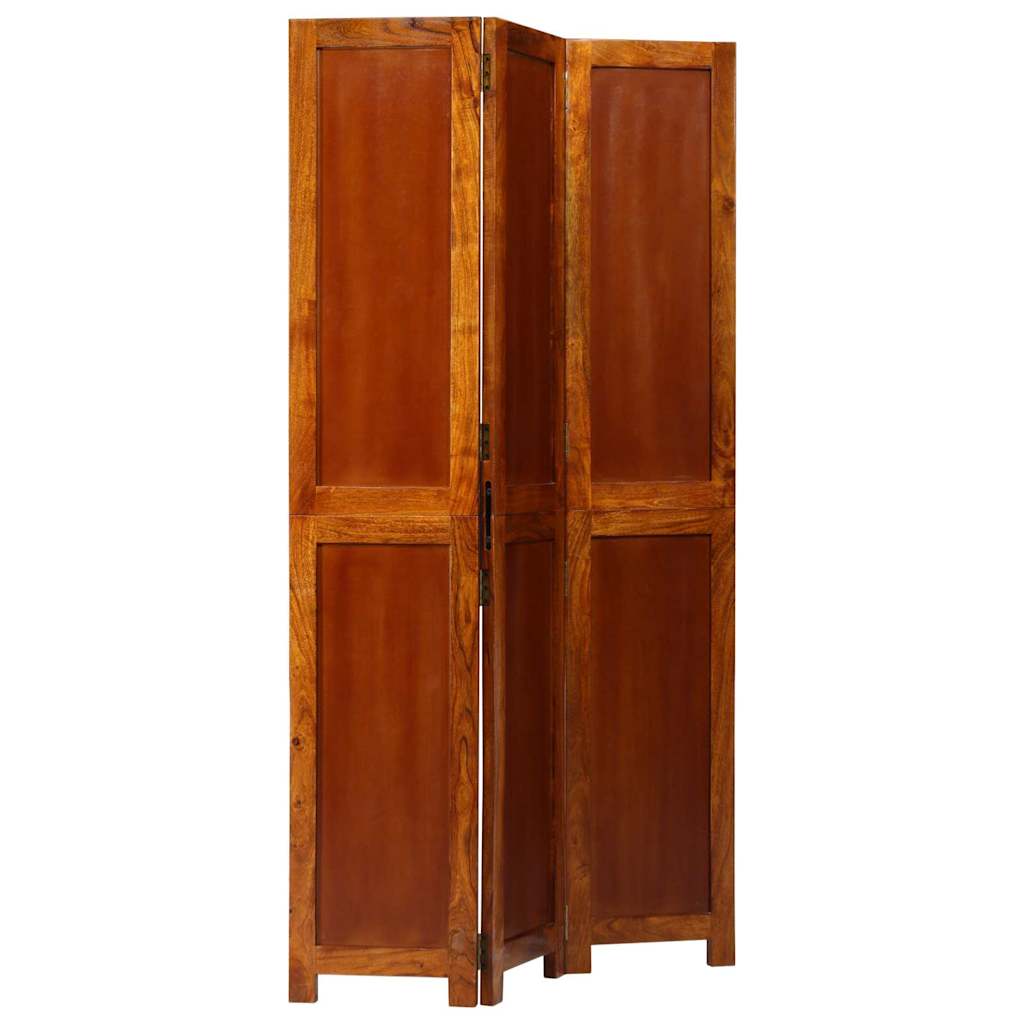 Room Divider Honey Brown 105 x 1.5 x 180 cm Solid Acacia Wood