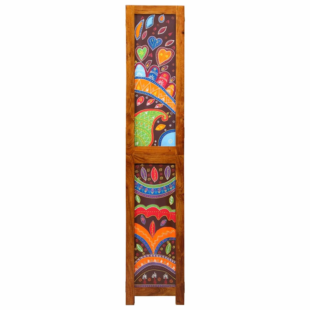 Room Divider Honey Brown 105 x 1.5 x 180 cm Solid Acacia Wood