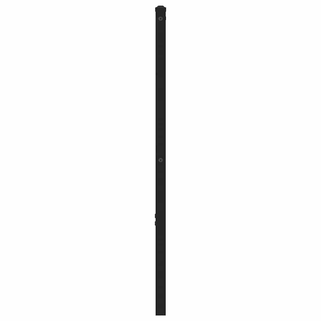 Replace Headboard Smoked Oak 135 cm Iron and Engineered Wood