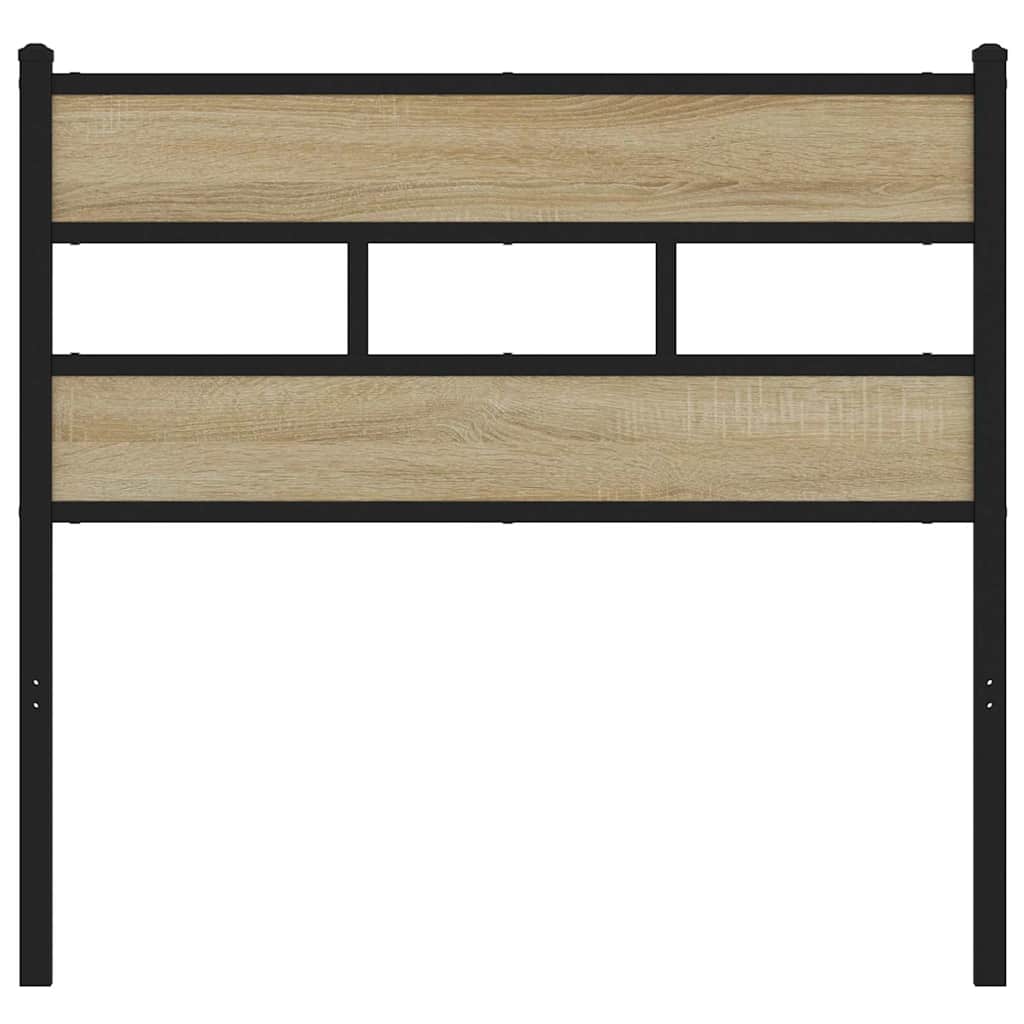 Replace Headboard Sonoma Oak 90 cm Iron and Engineered Wood