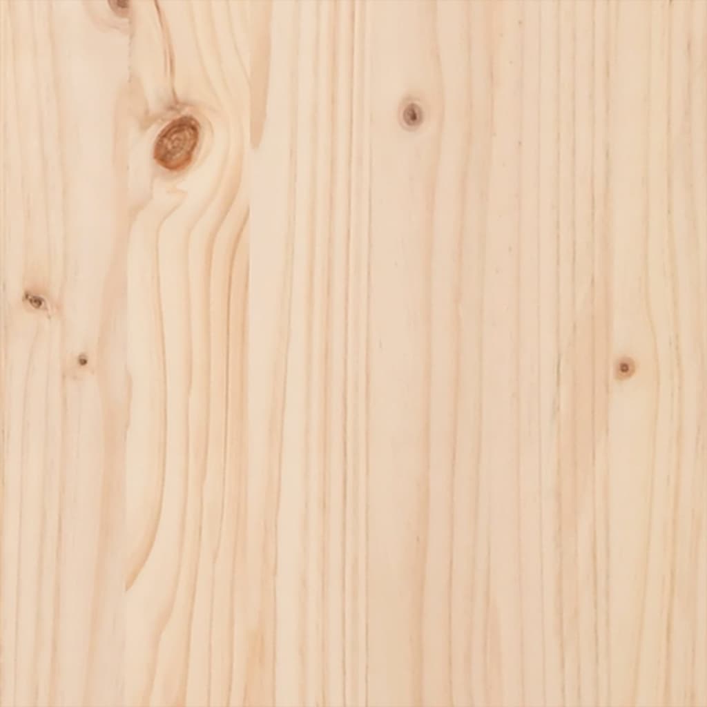 Bed Frame without Mattress 140x200 cm Solid Wood Pine