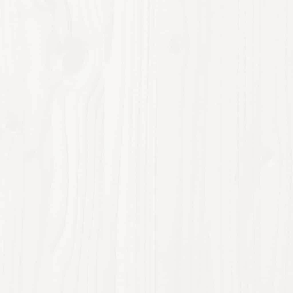 Bed Frame without Mattress White 140x200 cm Solid Wood Pine