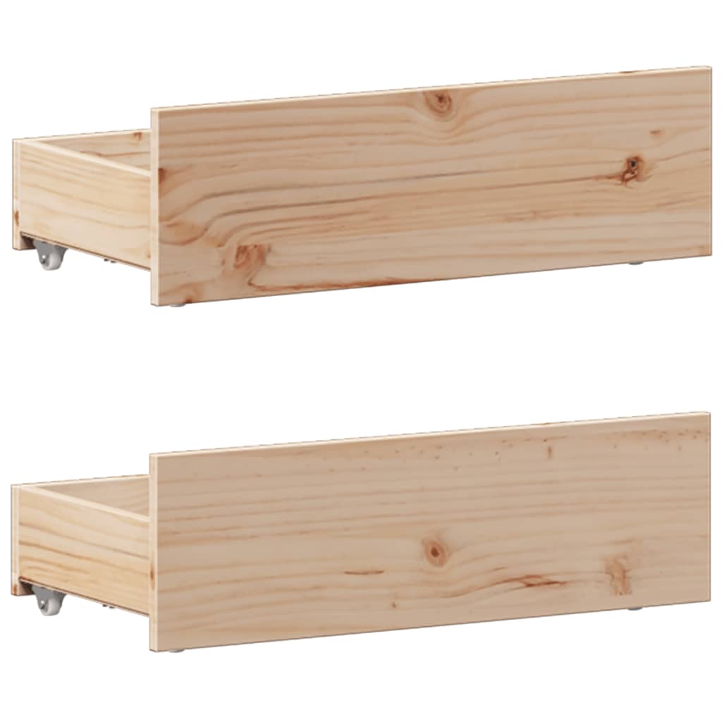 Bookcase Bed without Mattress 90x190 cm Single Solid Wood Pine