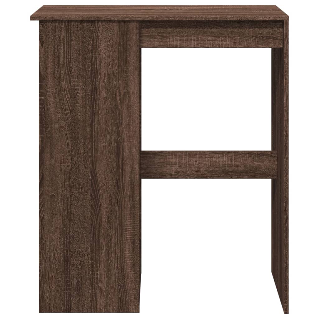 vidaXL Bar Table with Racks Brown Oak 90x47.5x103.5 cm Engineered Wood