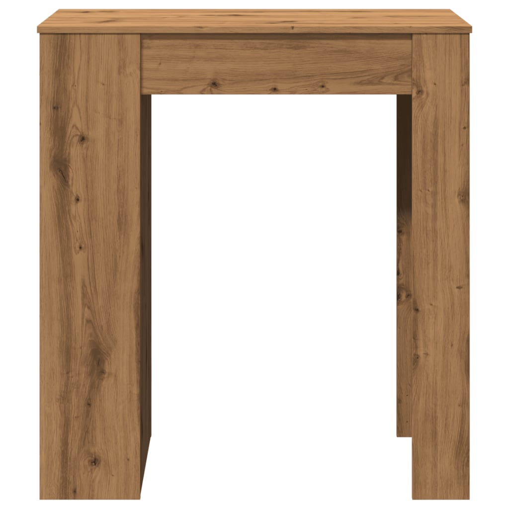 vidaXL Bar Table with Racks Artisan Oak 95x47x103.5 cm Engineered Wood