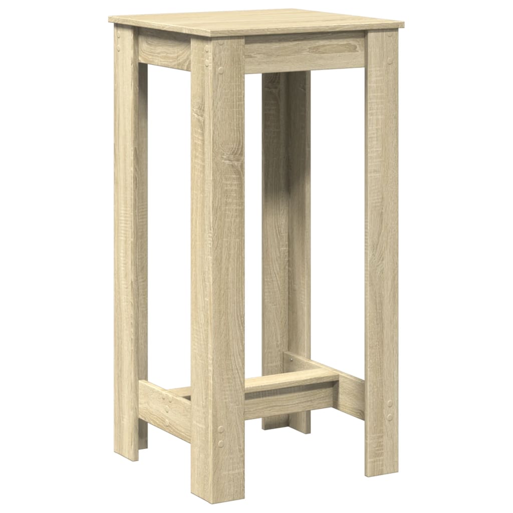 vidaXL Bar Table Sonoma Oak 51x50x103.5 cm Engineered Wood