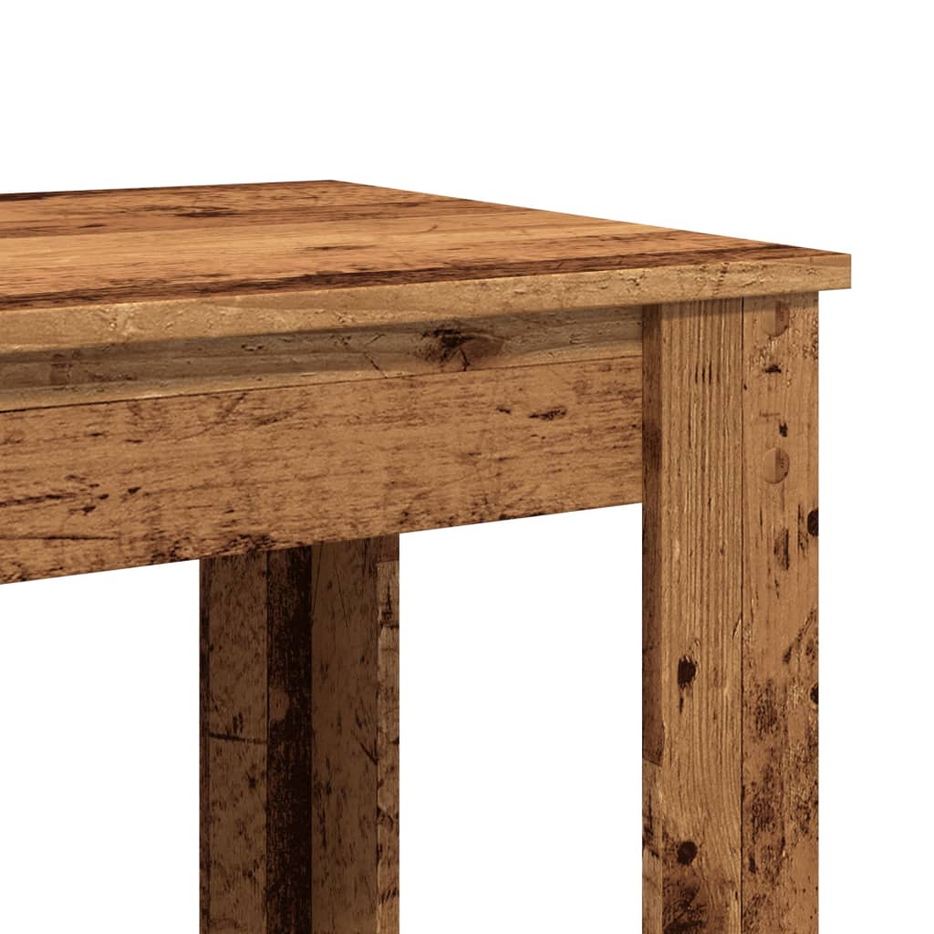Bar Table Old Wood 51x50x103,5 cm Engineered Wood
