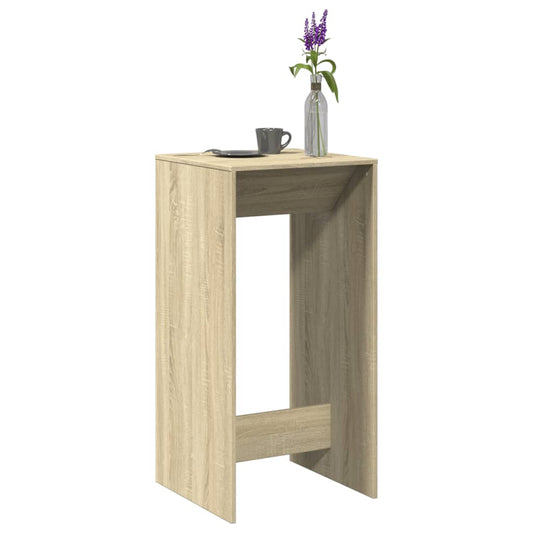 vidaXL Bar Table Sonoma Oak 51x50x103.5 cm Engineered Wood