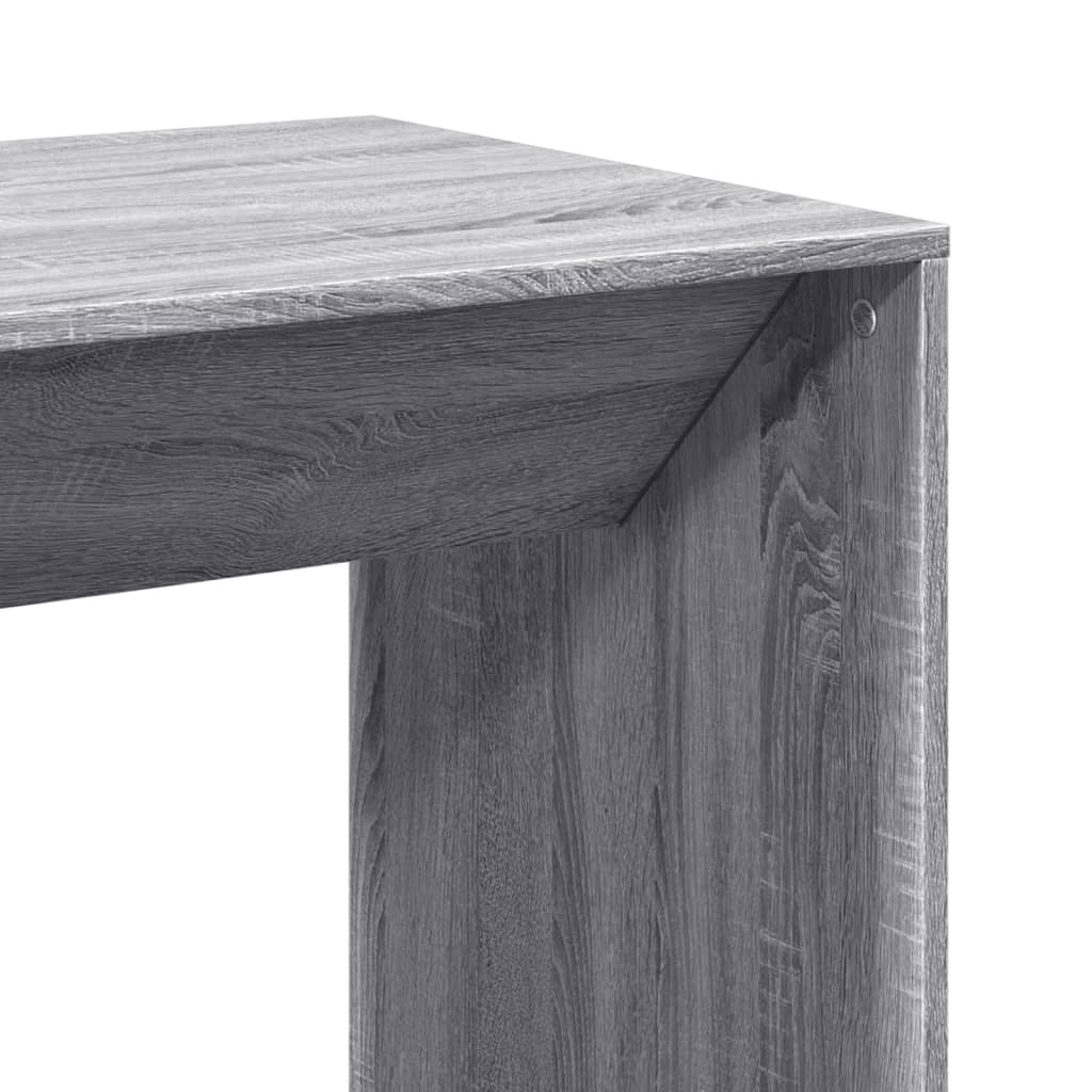 vidaXL Bar Table Grey Sonoma 51x50x103.5 cm Engineered Wood