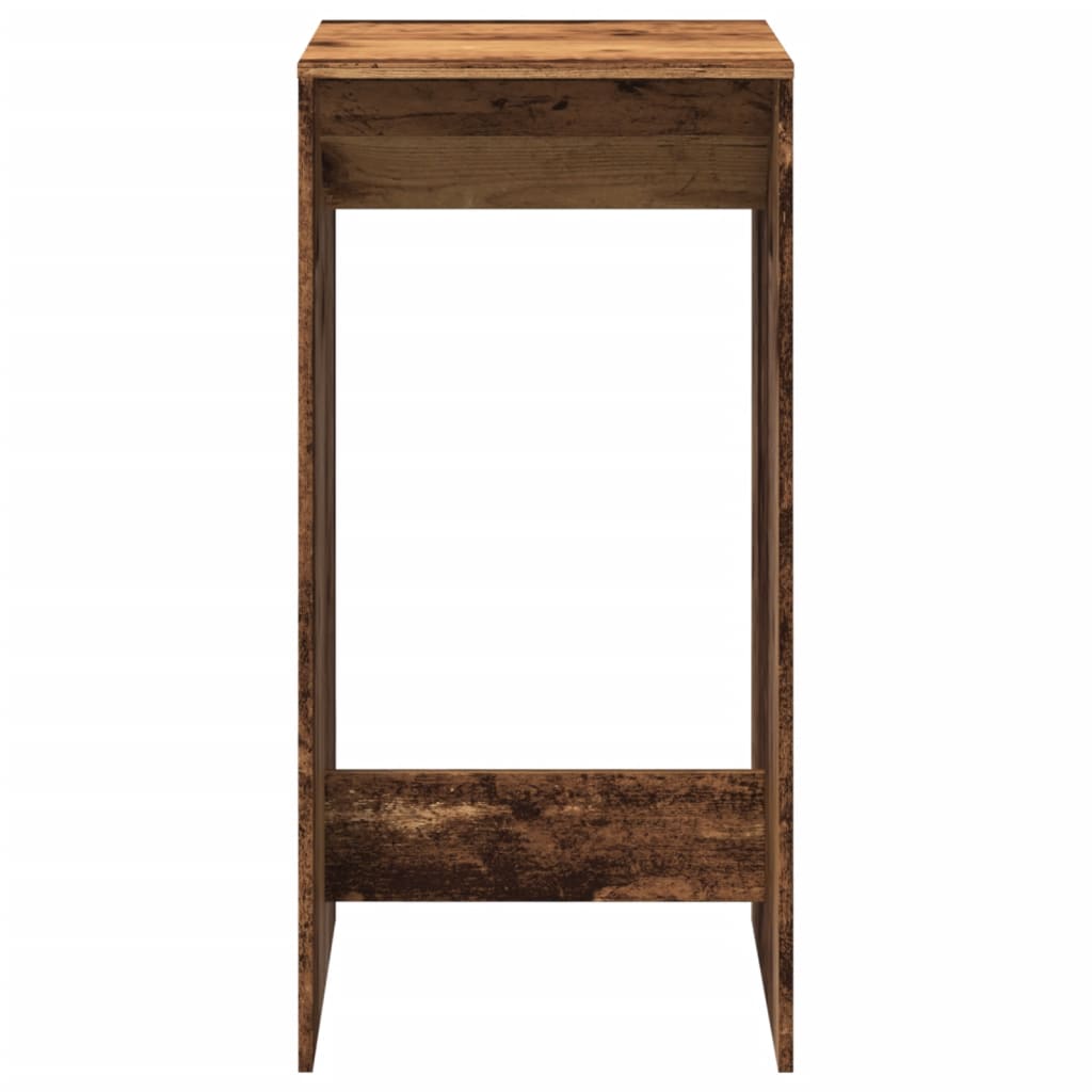 Bar Table Old Wood 51x50x103,5 cm Engineered Wood