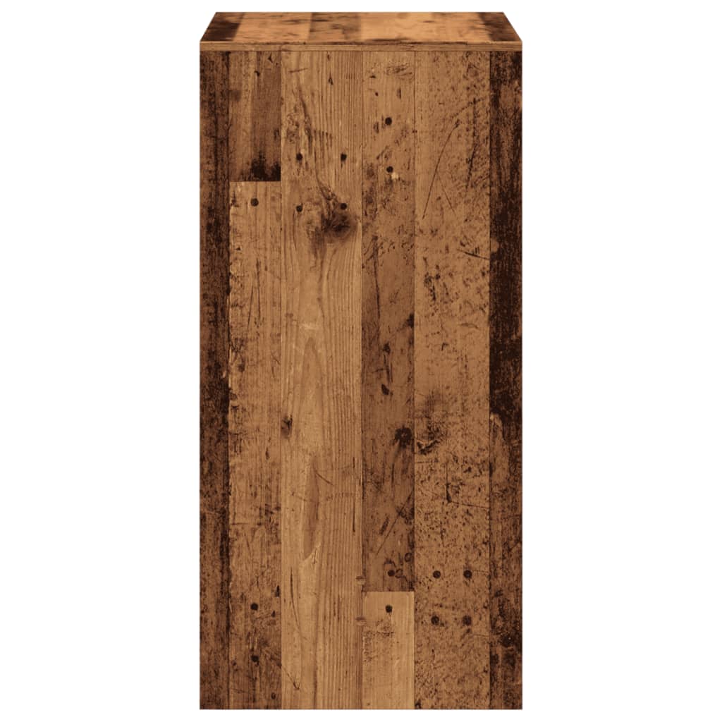 Bar Table Old Wood 51x50x103,5 cm Engineered Wood