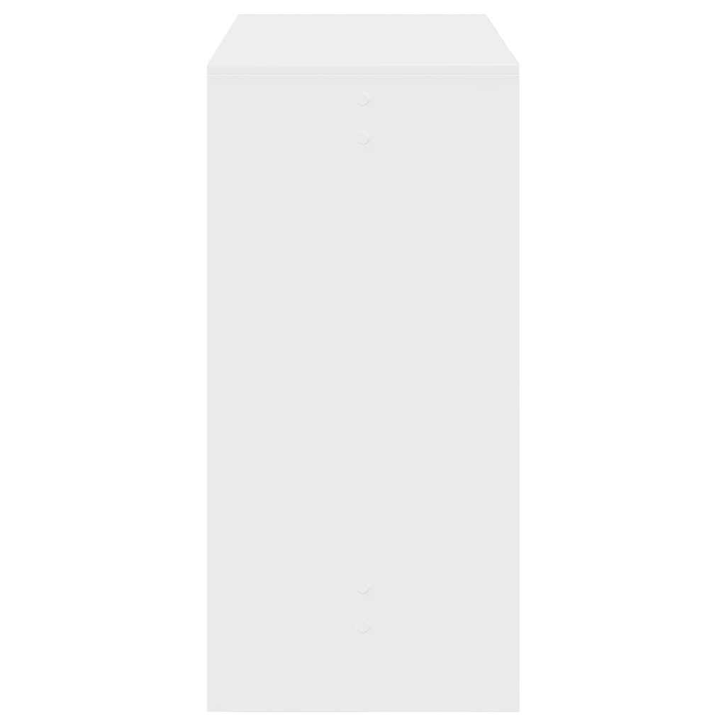 Bar Table White 102x50x103.5 cm Engineered Wood
