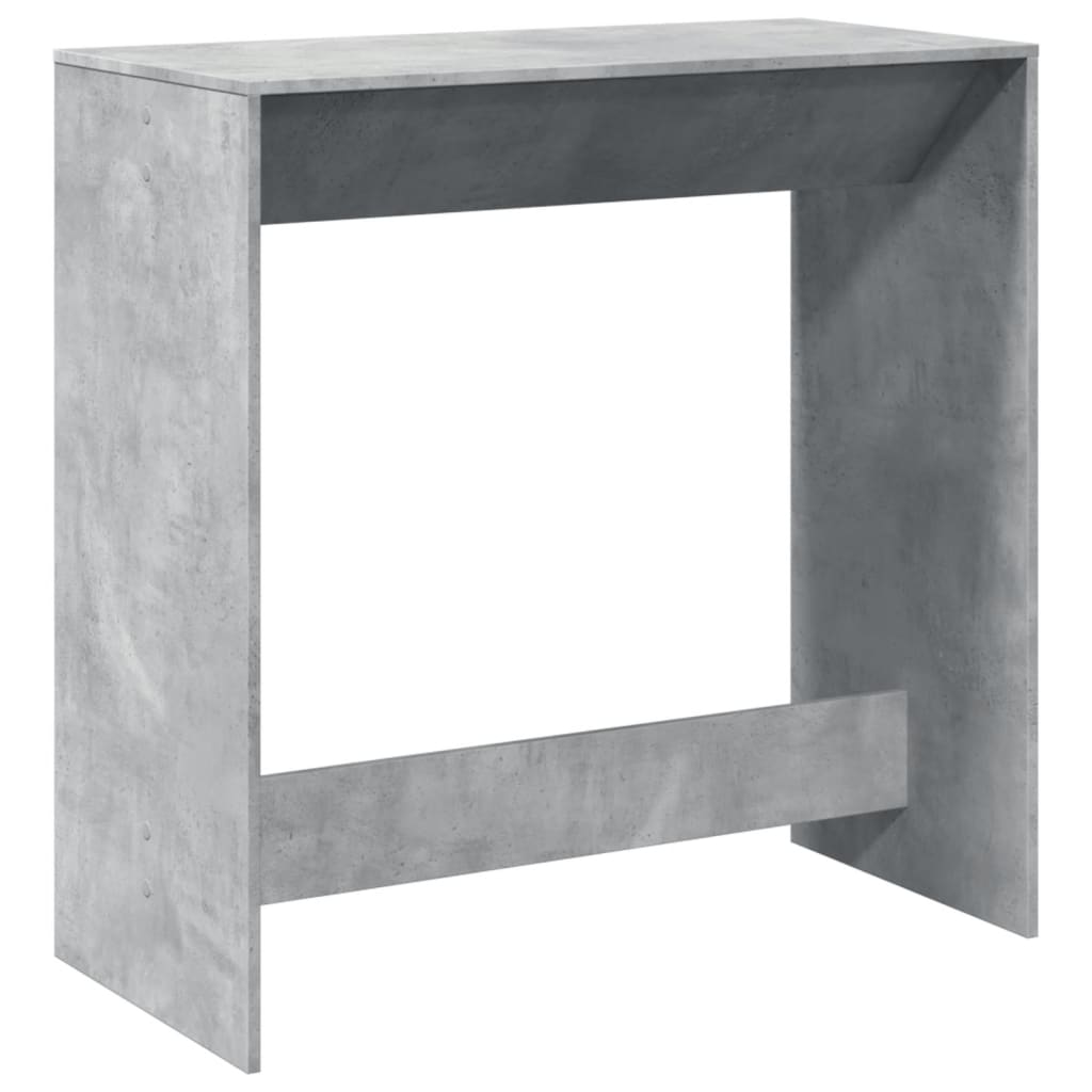 Bar Table Concrete Grey 102x50x103,5 cm Engineered Wood