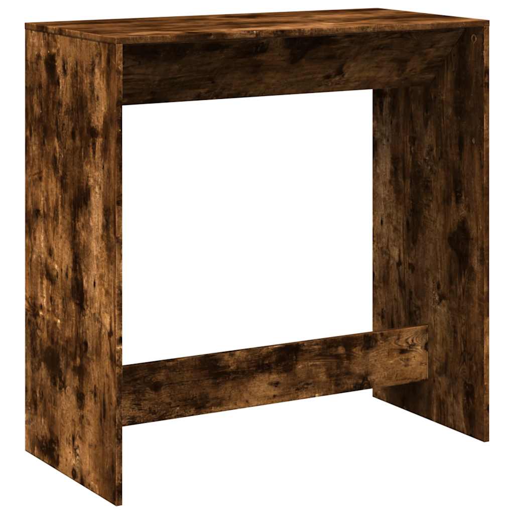 Bar Table Smoked Oak 102x50x103,5 cm Engineered Wood