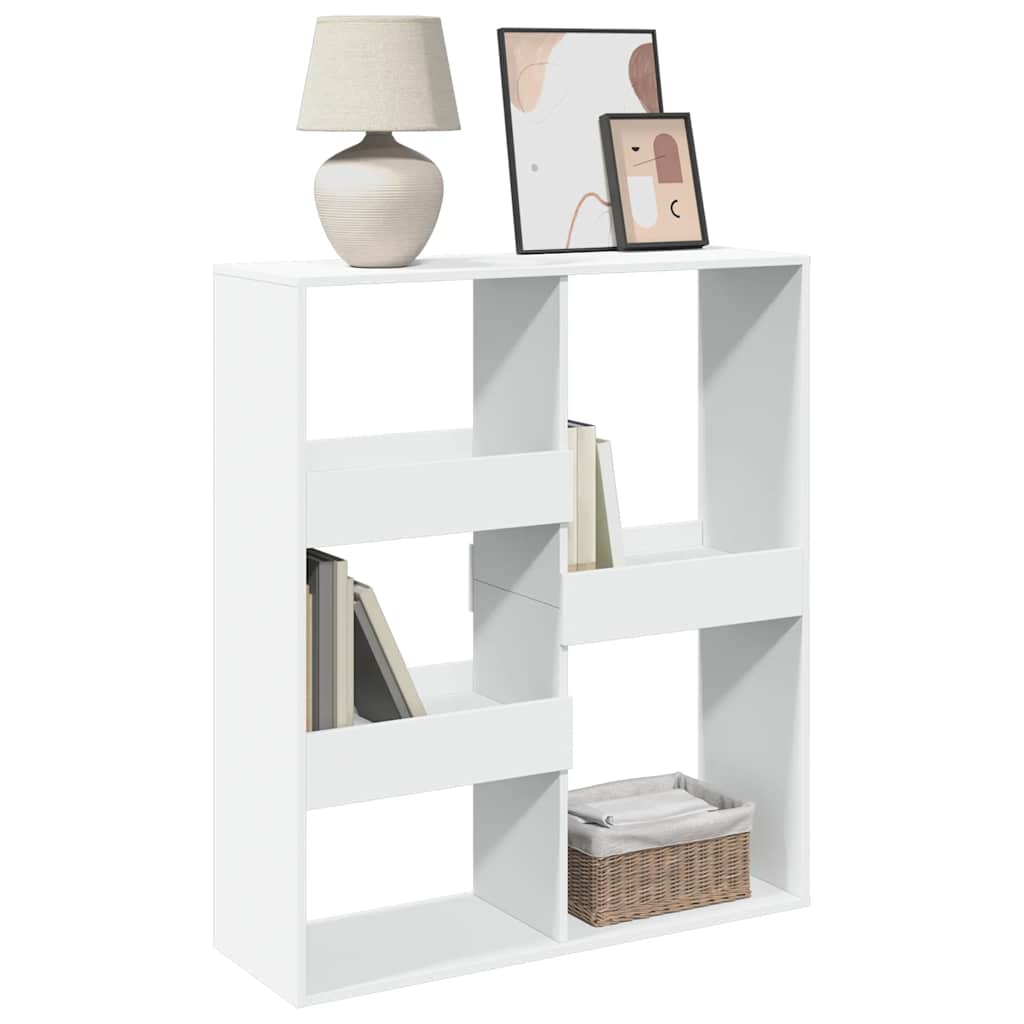 Book Cabinet/Room Divider White 100x33x115 cm