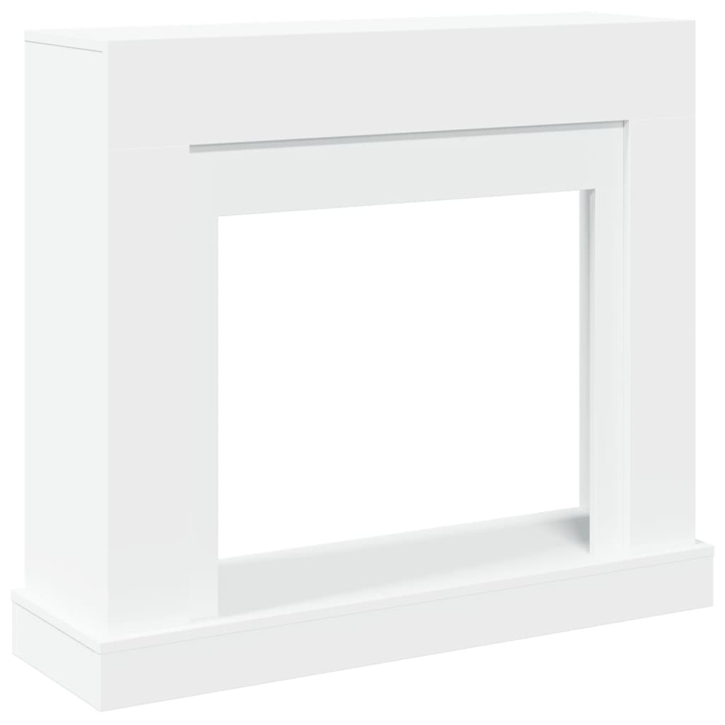 Fireplace Surround White 100x30x87,5 cm Engineered Wood