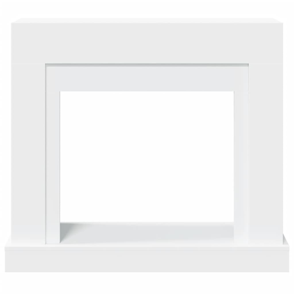 Fireplace Surround White 100x30x87,5 cm Engineered Wood